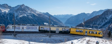 Kato 10-2221 - N - 3-tlg. Triebzug ABe 8/12 Allegra - Ahnenzug, RhB, Ep. IV